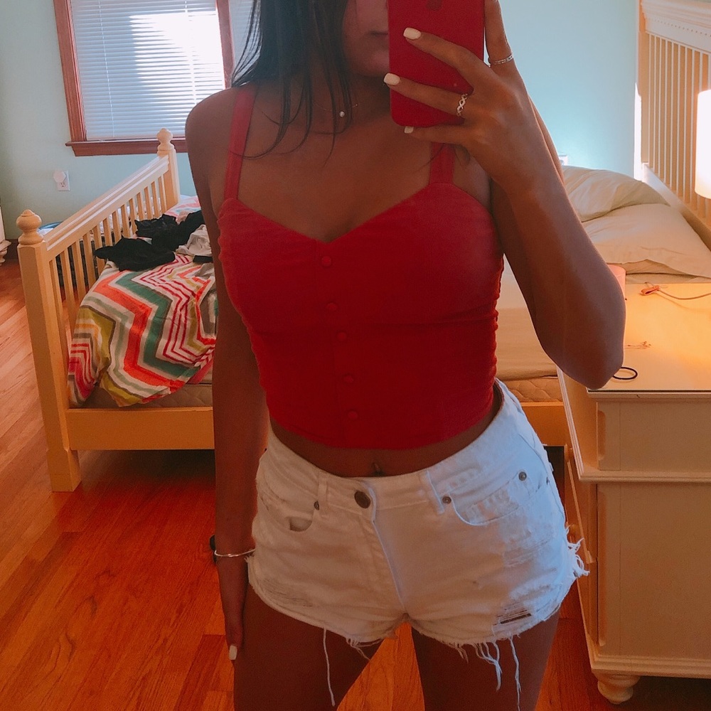 Abercrombie & Fitch Cropped Tank Top